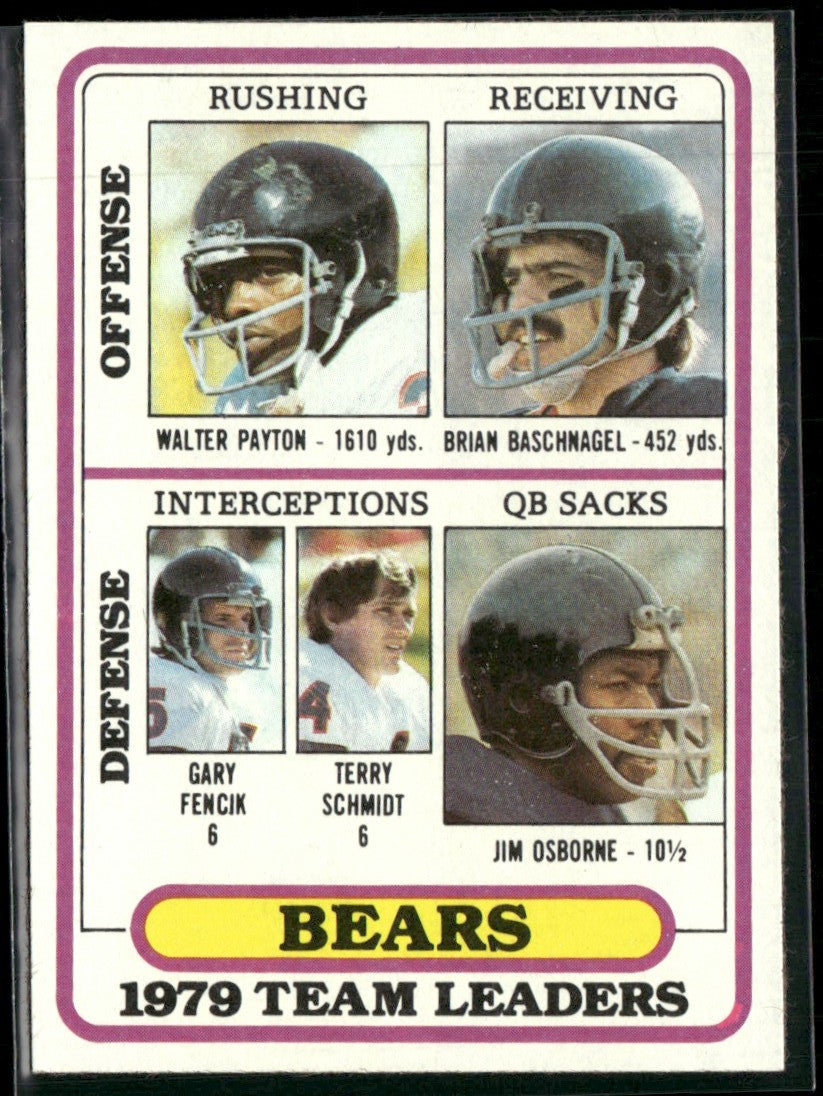 Walter Payton 1980 Topps #226 Chicago Bears