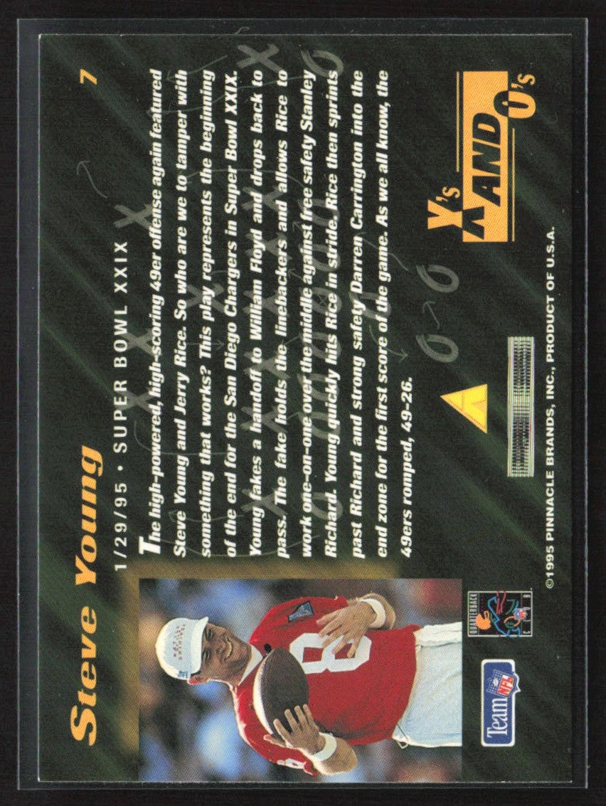 Steve Young 1995 Pinnacle Club Collection #7 San Francisco 49ers