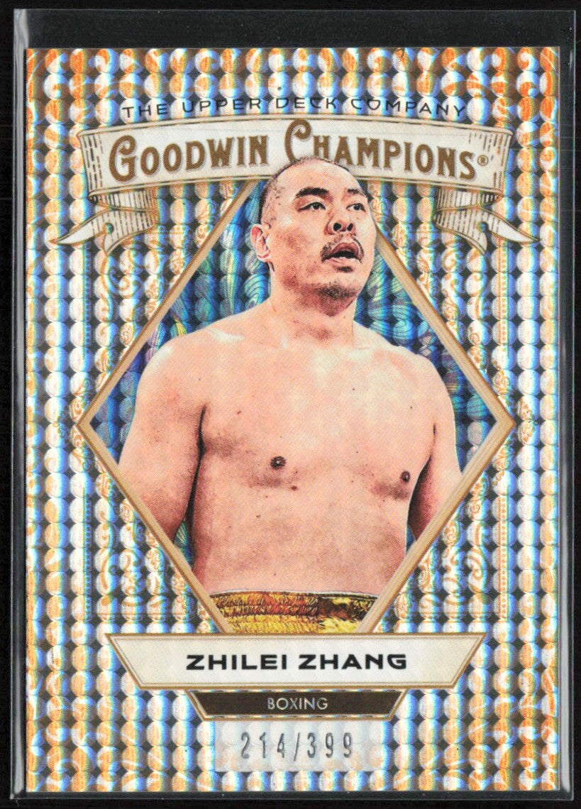 Zhilei Zhang 2025 Upper Deck Goodwin Champions Orange Dots /399 #12