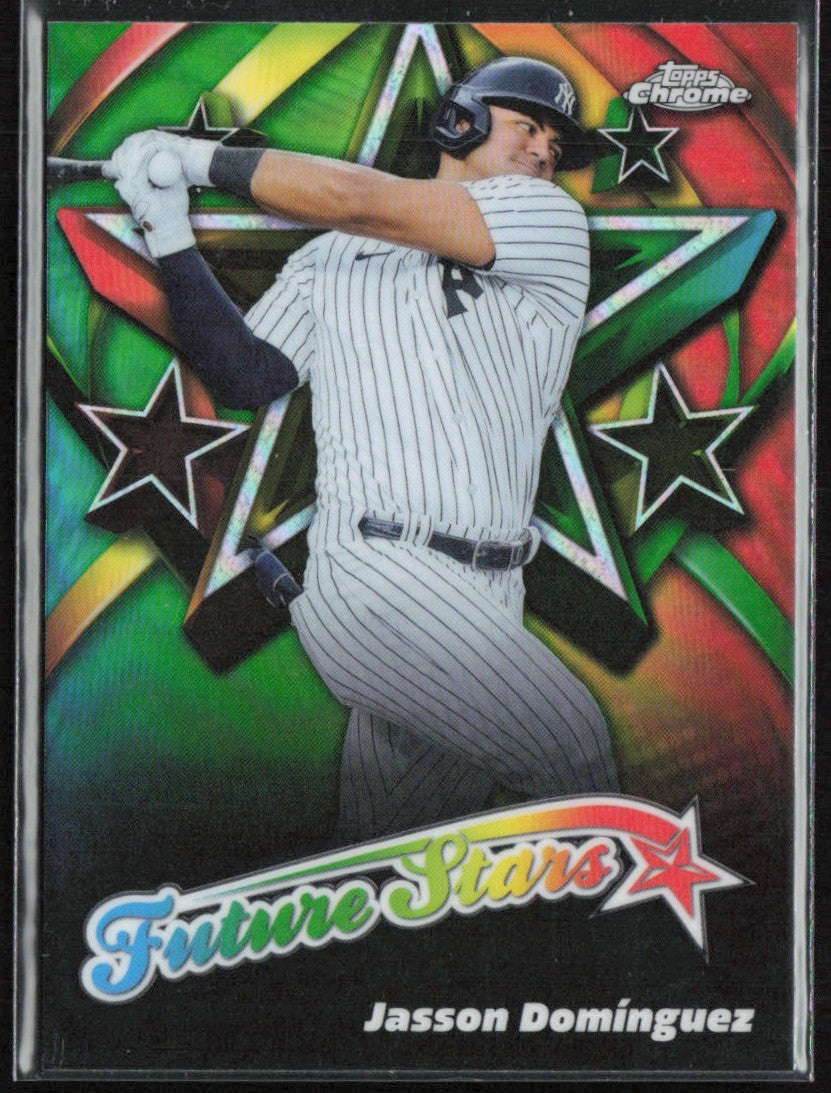 Jasson Dominguez 2025 Topps Chrome Future Stars #FS-10 New York Yankees