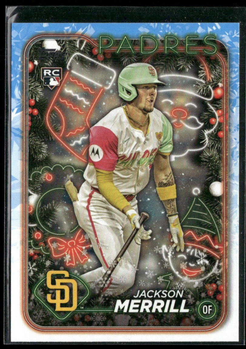Jackson Merrill 2024 Topps Holiday RC #H160 San Diego Padres