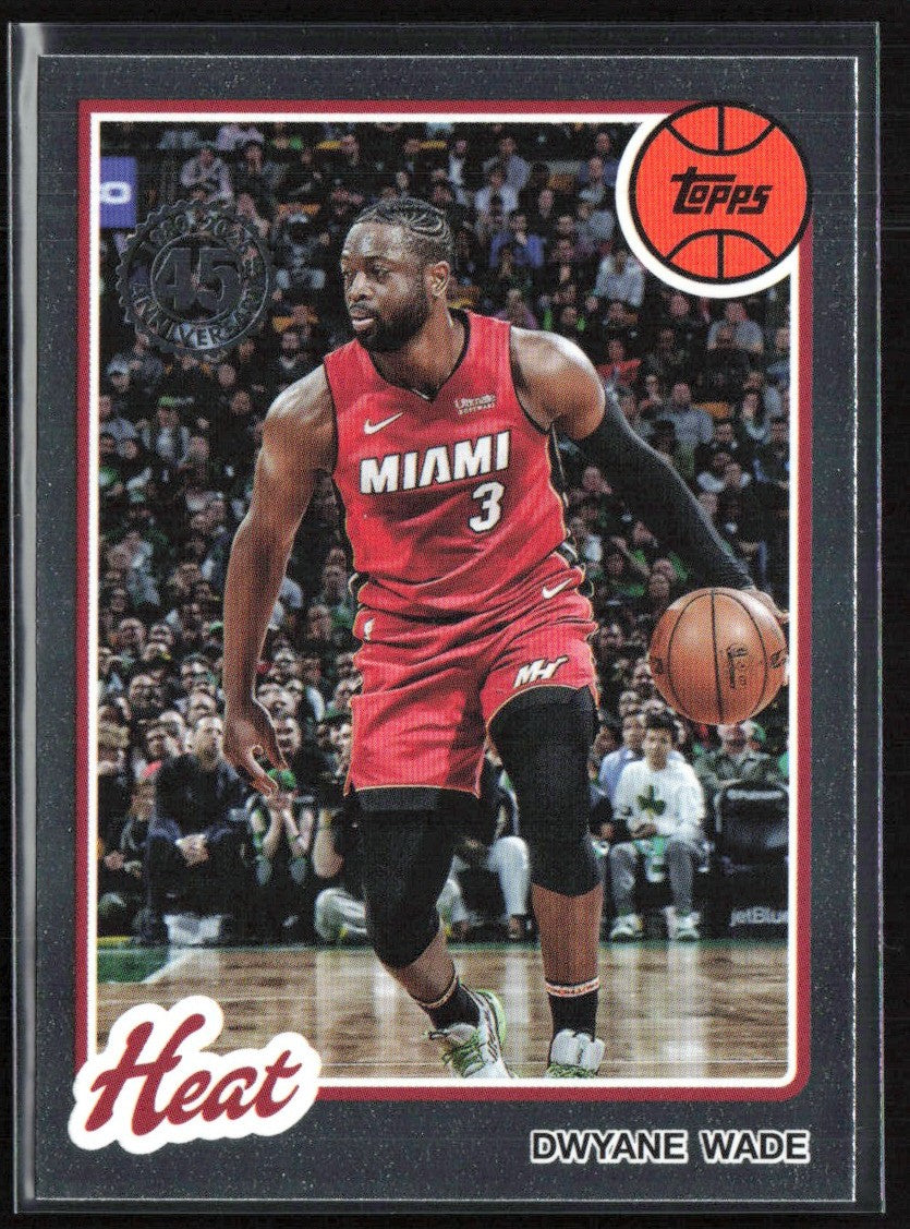 Dwyane Wade 2025 Topps 1980 Design #80BK-5 Miami Heat