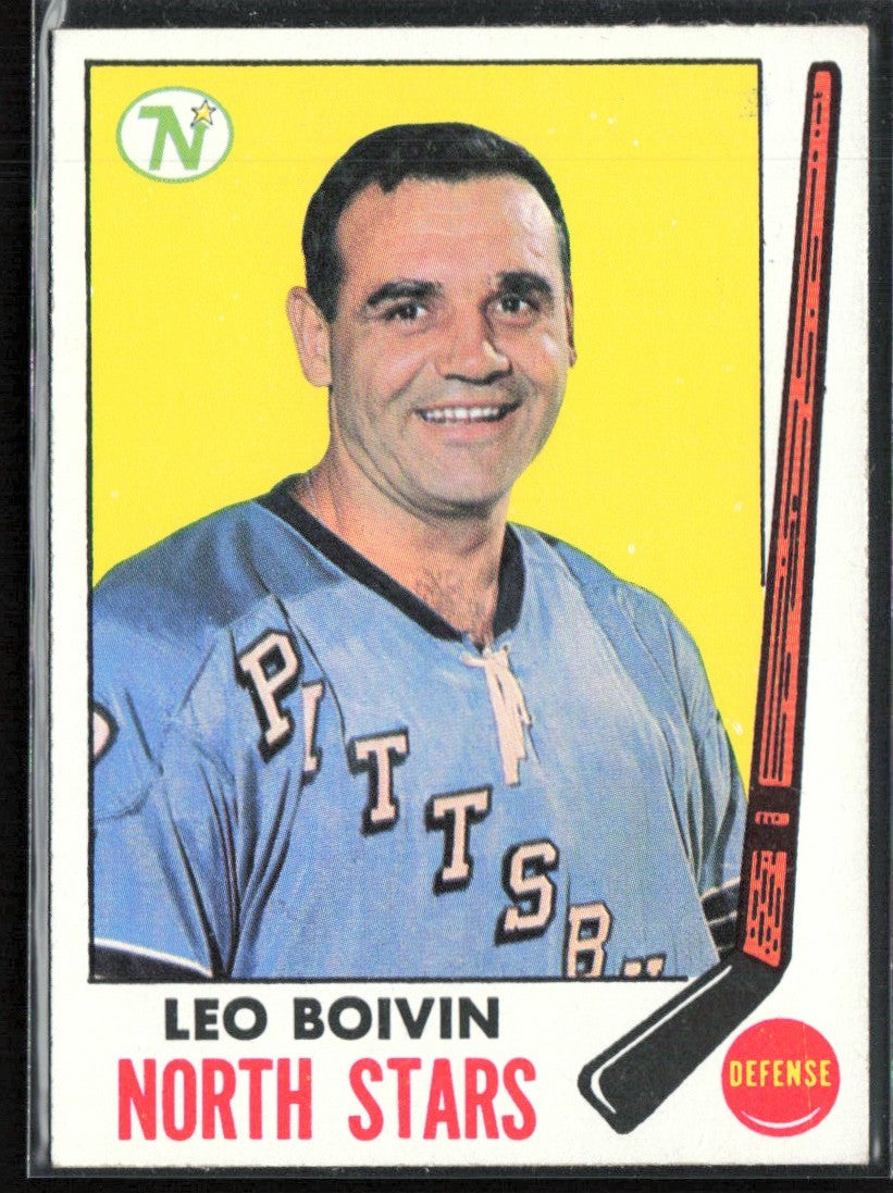 Leo Boivin 1969 Topps #122 Minnesota North Stars