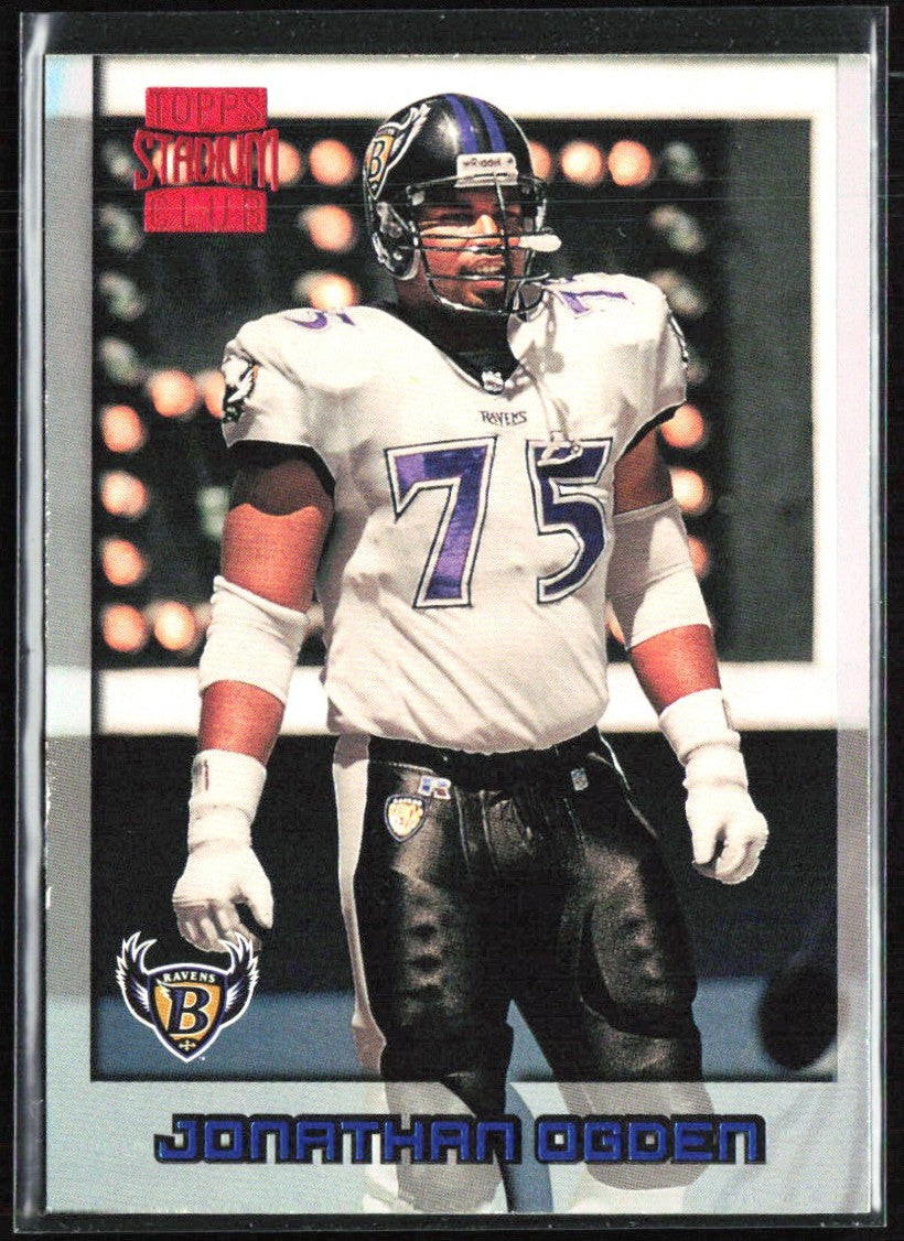 Jonathan Ogden 1996 Topps Stadium Club RC #339 Baltimore Ravens