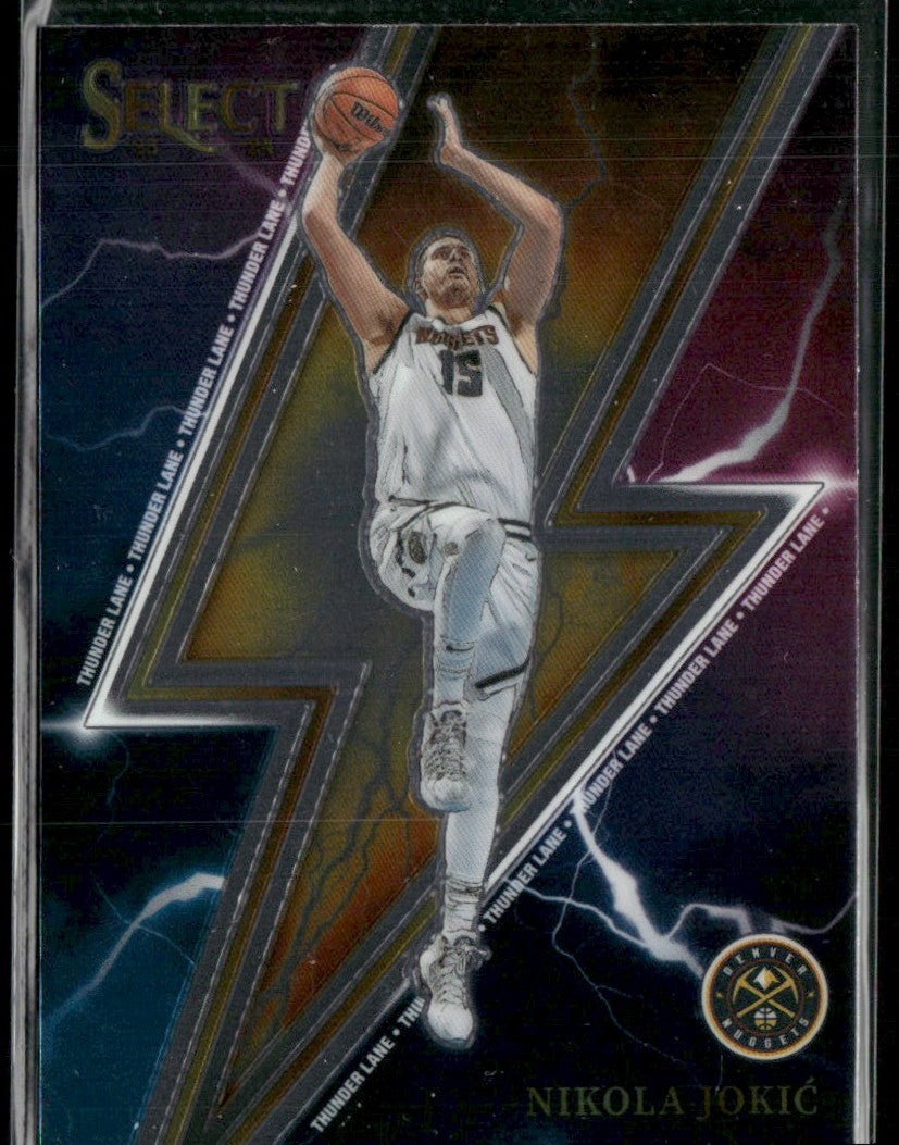 Nikola Jokic 2023 Panini Select Thunder Lane #6 Denver Nuggets