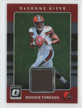 DeShone Kizer 2017 Donruss Optic Rookie Threads Jersey #15 Cleveland Browns