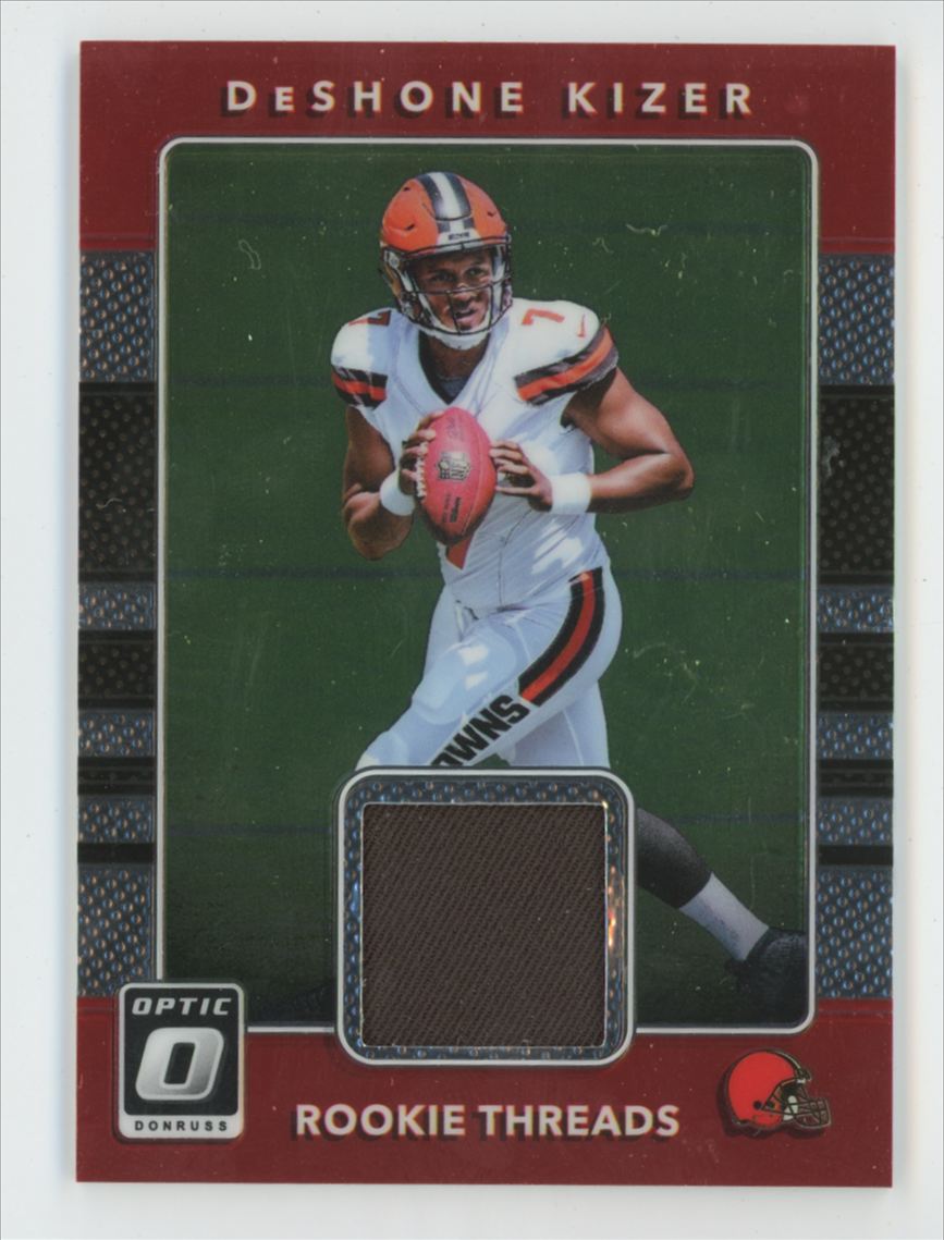 DeShone Kizer 2017 Donruss Optic Rookie Threads Jersey #15 Cleveland Browns
