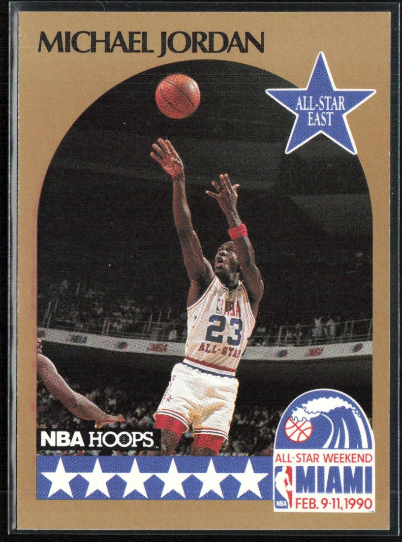 Michael Jordan 1990 NBA Hoops #5 Chicago Bulls