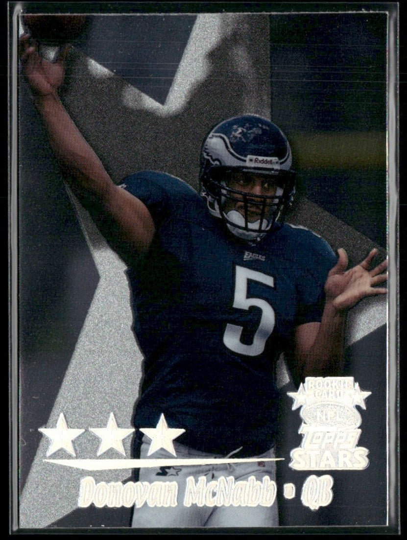 Donovan McNabb 1999 Topps Stars Three Star RC #21 Philadelphia Eagles
