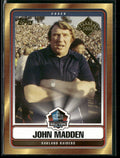 John Madden 2006 Topps Hall of Fame Tribute #HOFT-JM Oakland Raiders