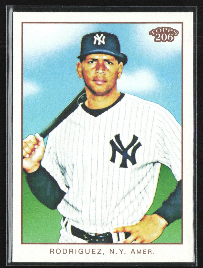 Alex Rodriguez 2009 Topps 206 Batting Pose #90 New York Yankees