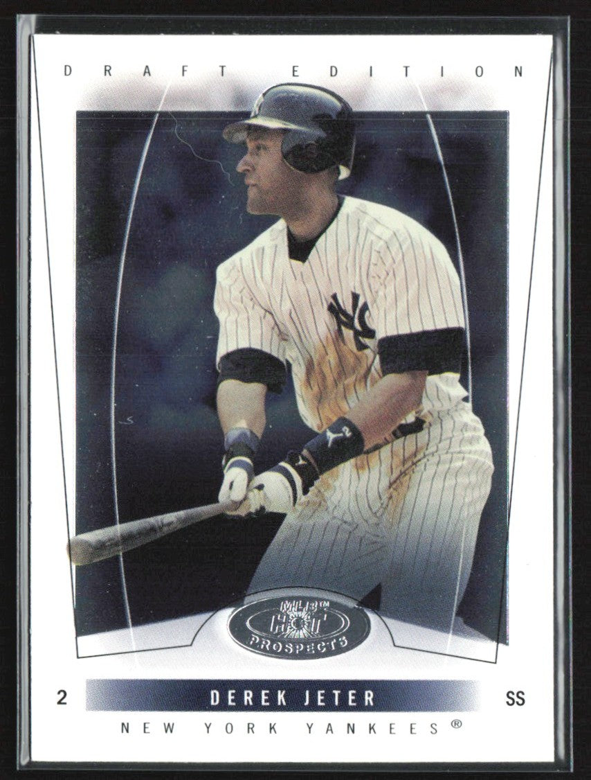 Derek Jeter 2004 Fleer Hot Prospects Draft Edition #60 New York Yankees