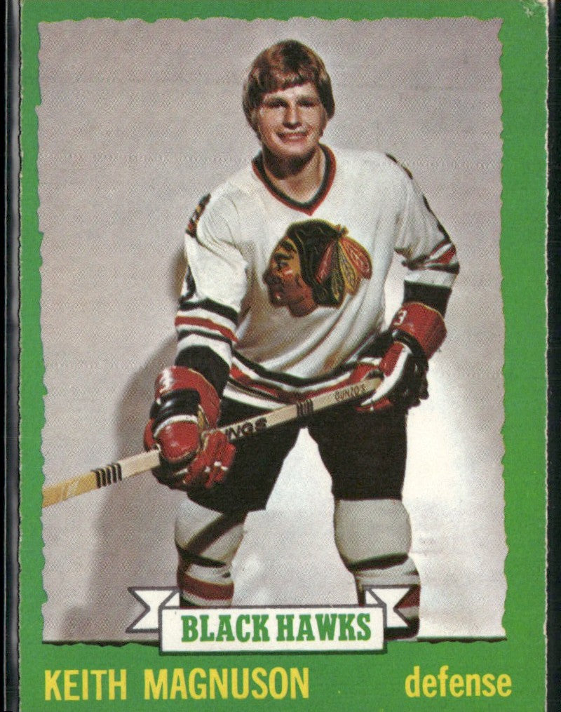 Keith Magnuson 1973 O-Pee-Chee #151 Chicago Blackhawks