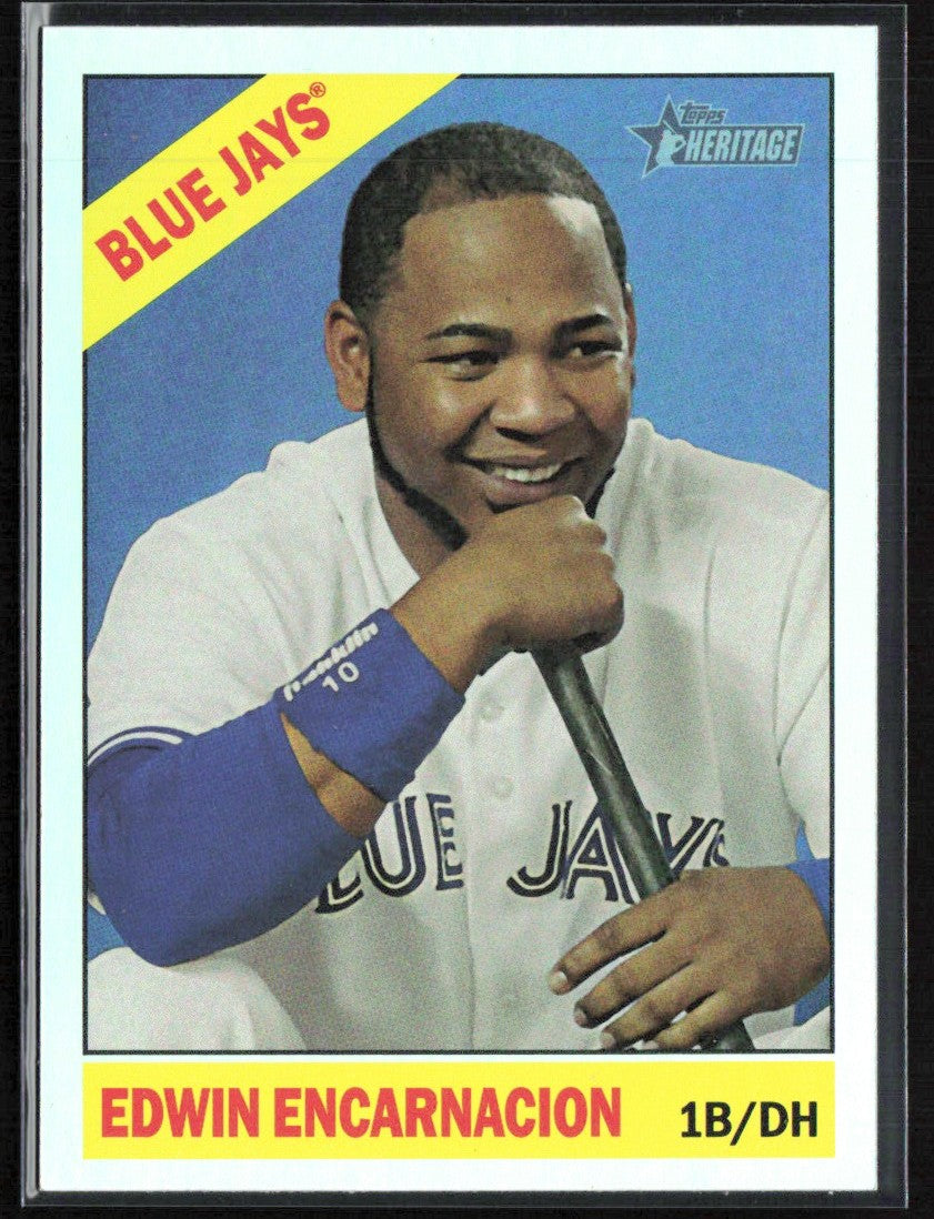 Edwin Encarnacion 2015 Topps Heritage Chrome Foil #THC-487 Toronto Blue Jays