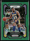 Magic Johnson 2023 Panini Prizm Green #185 Los Angeles Lakers