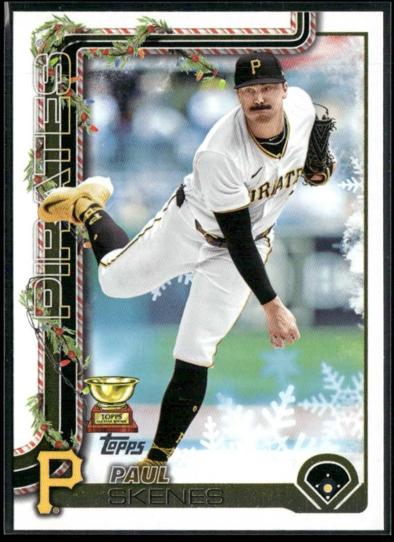 Paul Skenes 2025 Topps Holiday #H70 Pittsburgh Pirates