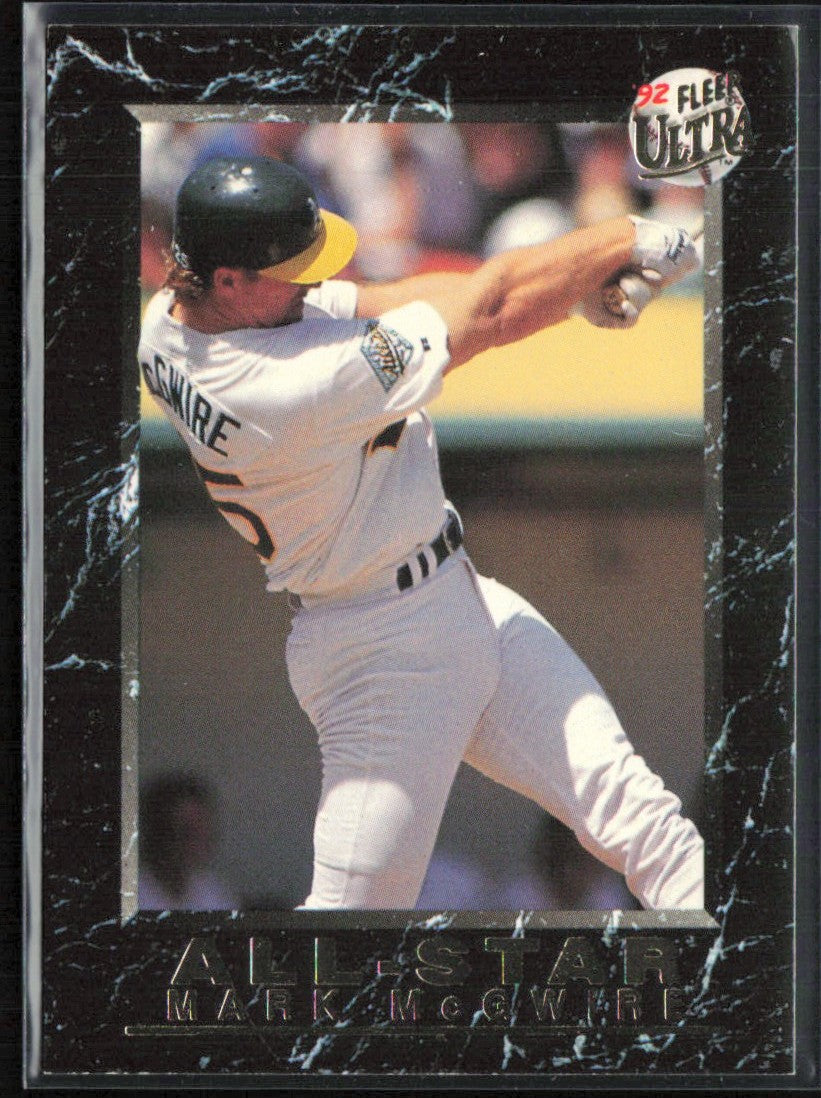 Mark McGwire 1992 Fleer Ultra All-Stars #1 Oakland Athletics