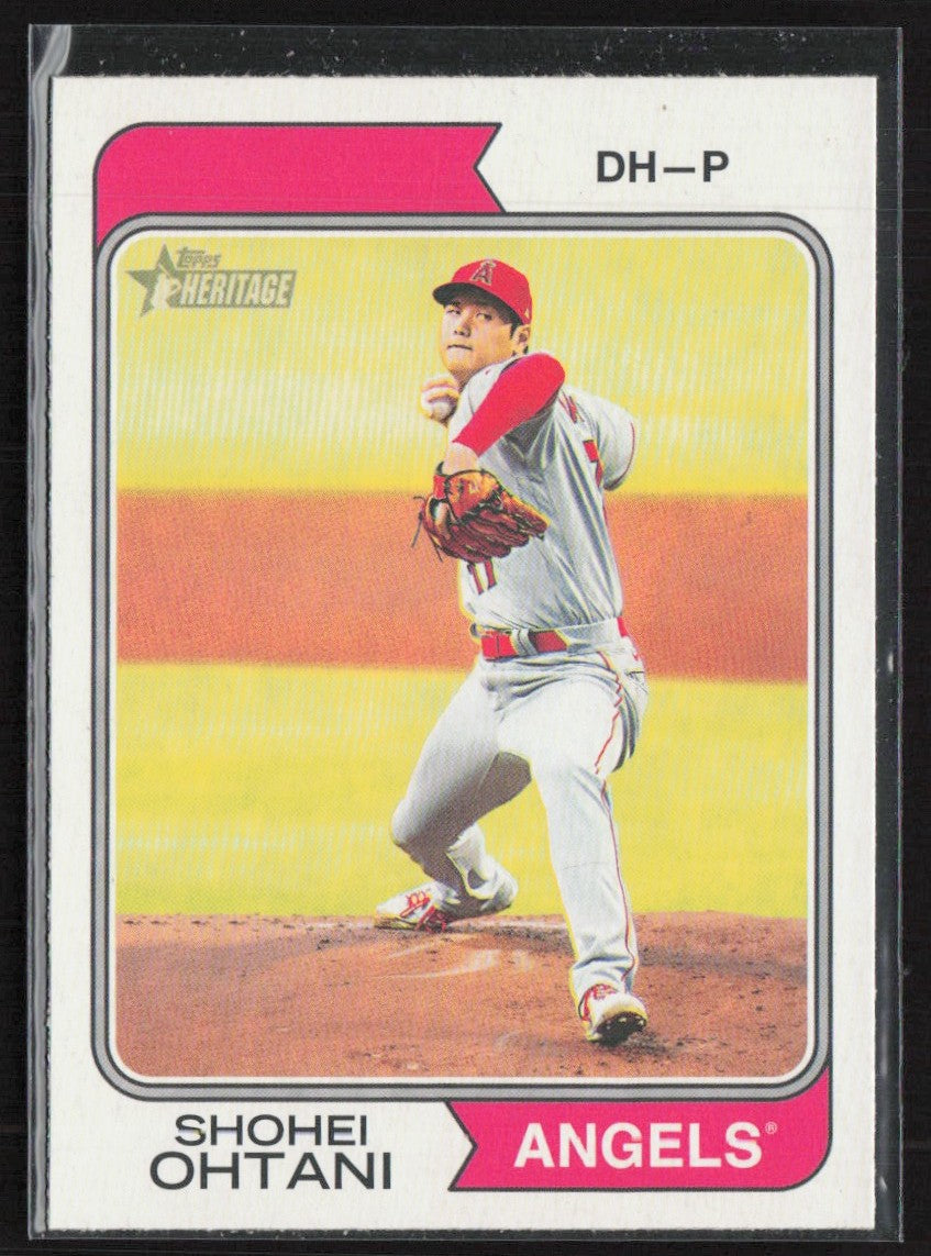 Shohei Ohtani 2023 Topps Heritage #20 Los Angeles Angels