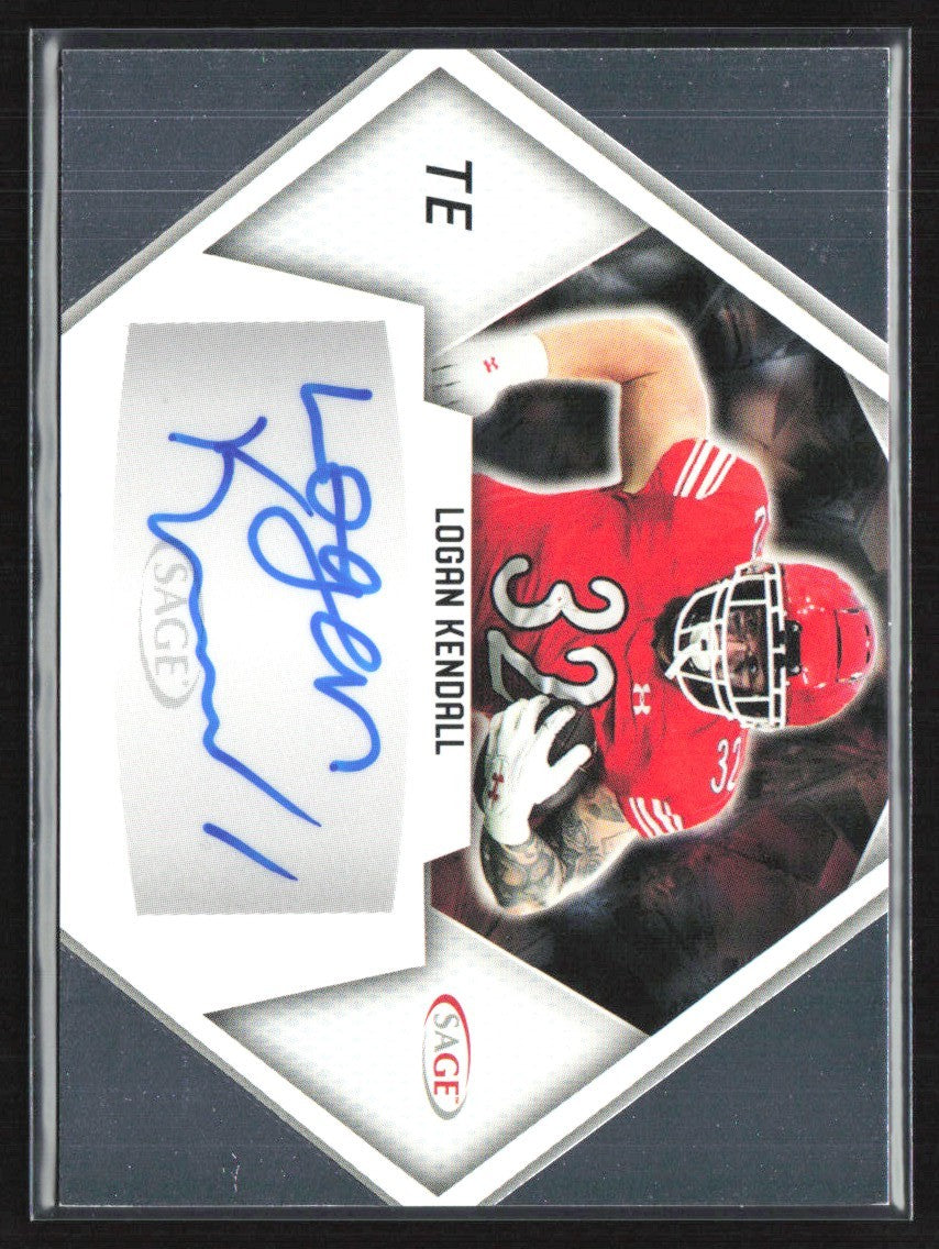 Logan Kendall 2023 SAGE High Series RC AUTO #A-LK Utah Utes