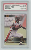 Warrick Dunn 2000 Collector's Edge Uncirculated /5000 psa 10.0 #121