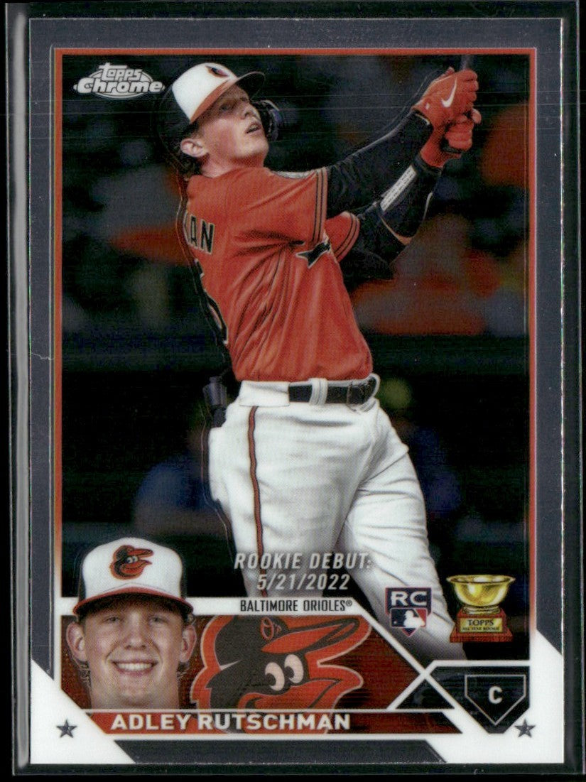 Adley Rutschman 2023 Topps Chrome Update RC #USC1 Baltimore Orioles