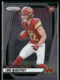 Luke McCaffrey 2024 Panini Prizm RC #367 Washington Commanders