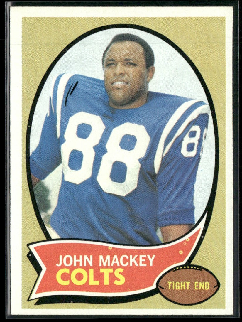 John Mackey 1970 Topps #62 Baltimore Colts