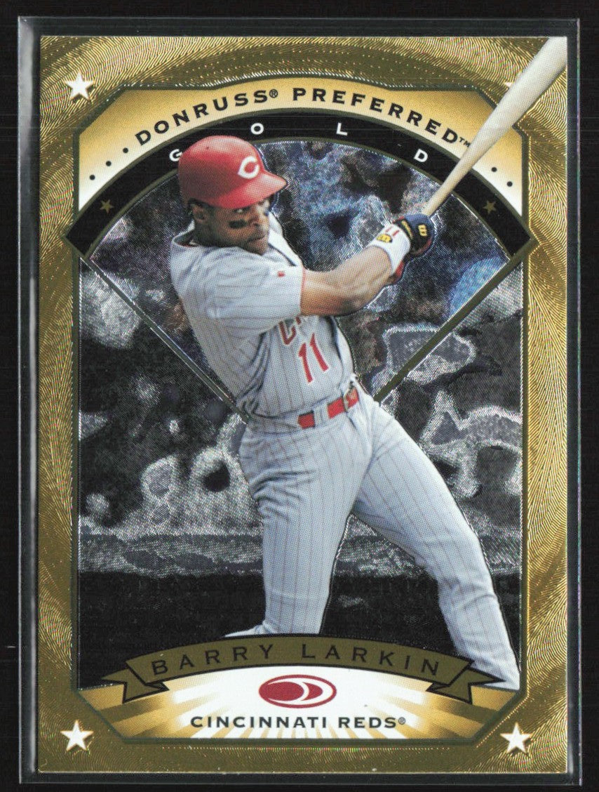Barry Larkin 1997 Donruss Preferred Gold #109 Cincinnati Reds