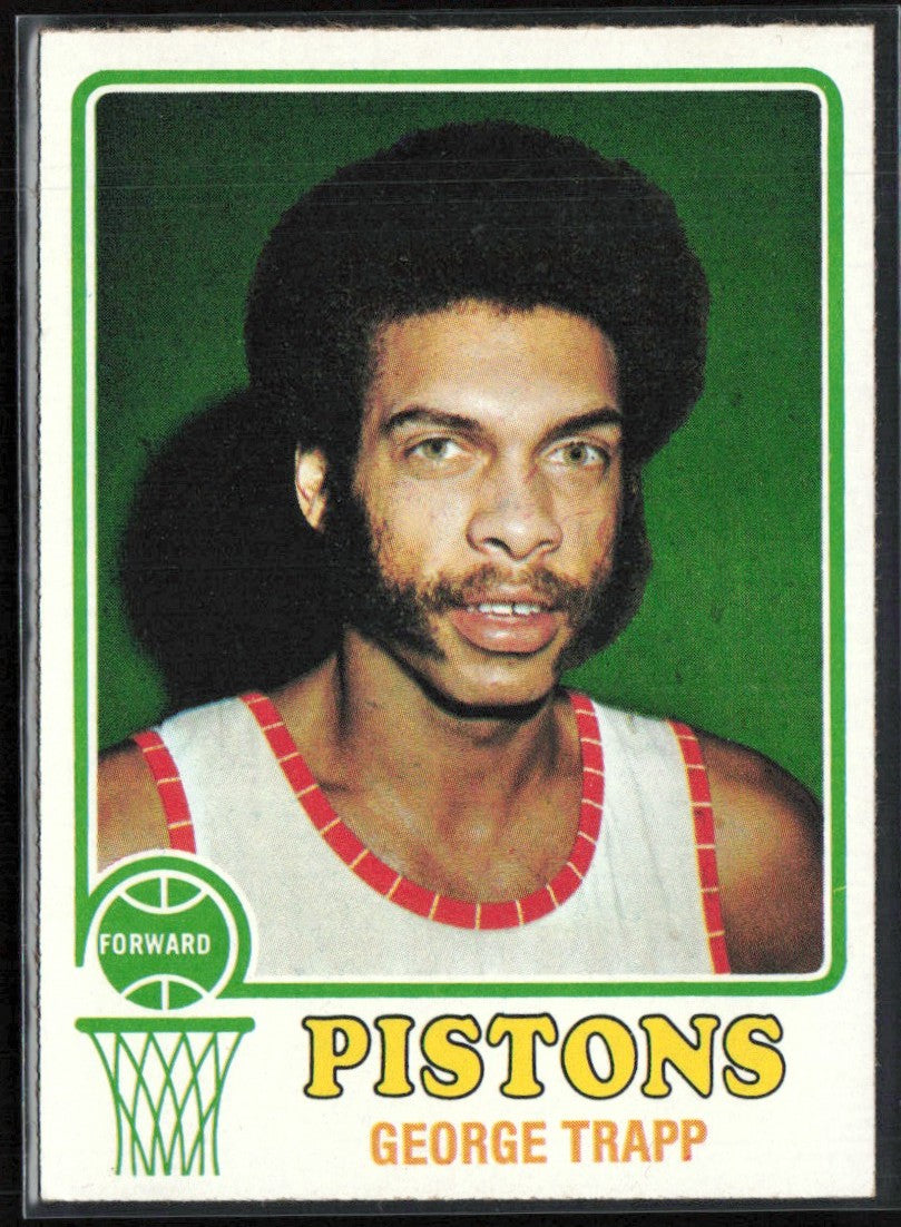 George Trapp 1973 Topps #22 Detroit Pistons