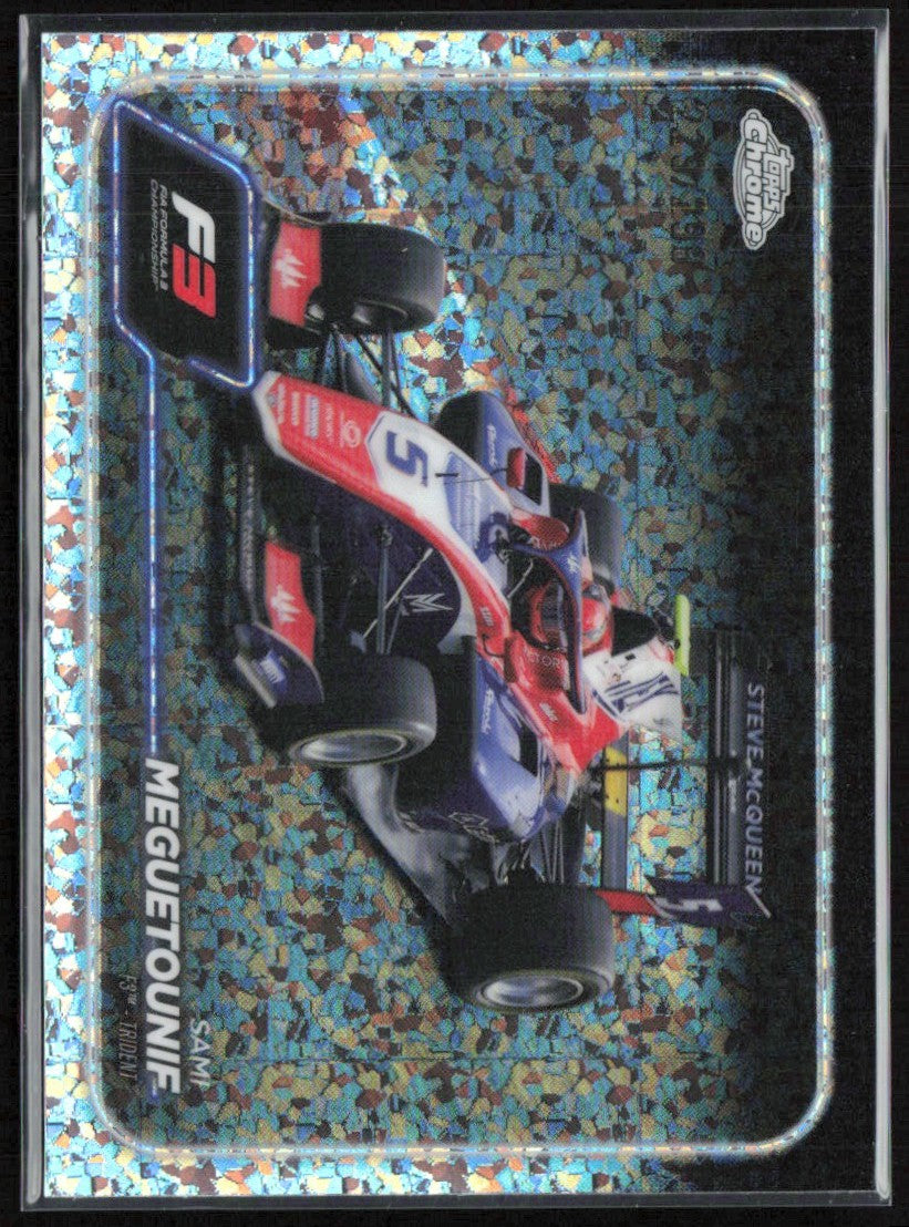 Sami Meguetounif 2024 Topps Chrome Formula 1 Mini-Diamond /299 #119 Trident