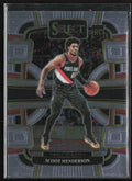 Scoot Henderson 2024 Panini Select Concourse RC #77 Portland Trail Blazers
