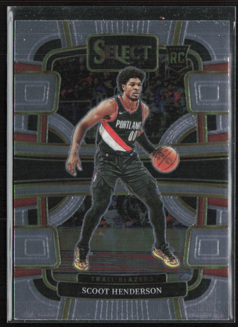 Scoot Henderson 2024 Panini Select Concourse RC #77 Portland Trail Blazers