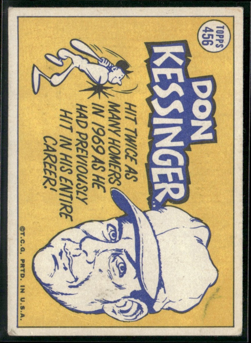 Don Kessinger 1970 Topps All-Star #456 Chicago Cubs