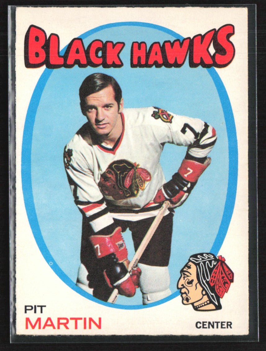 Pit Martin 1971 O-Pee-Chee #39 Chicago Blackhawks