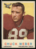 Chuck Weber 1959 Topps #94 Philadelphia Eagles