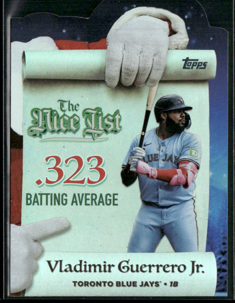 Vladimir Guerrero Jr. 2025 Topps Holiday Making The Nice List #MNL-23