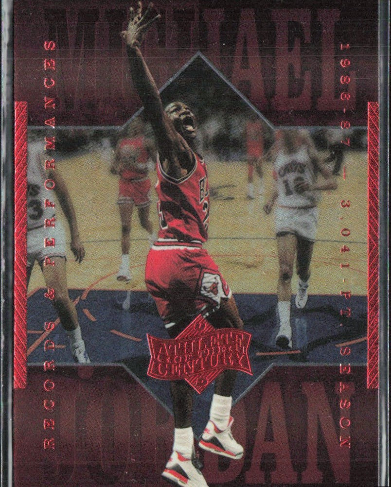 Michael Jordan 1999 Upper Deck Athlete of the Century #77 Chicago Bulls