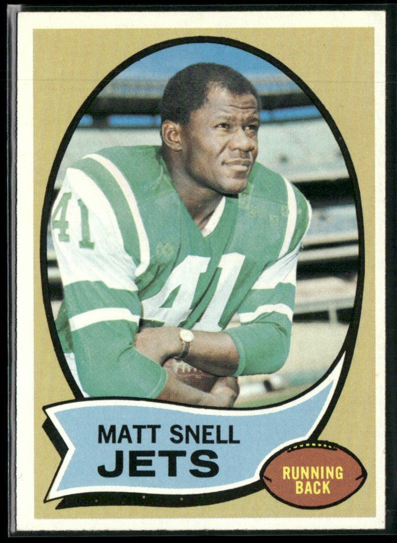 Matt Snell 1970 Topps #35 New York Jets