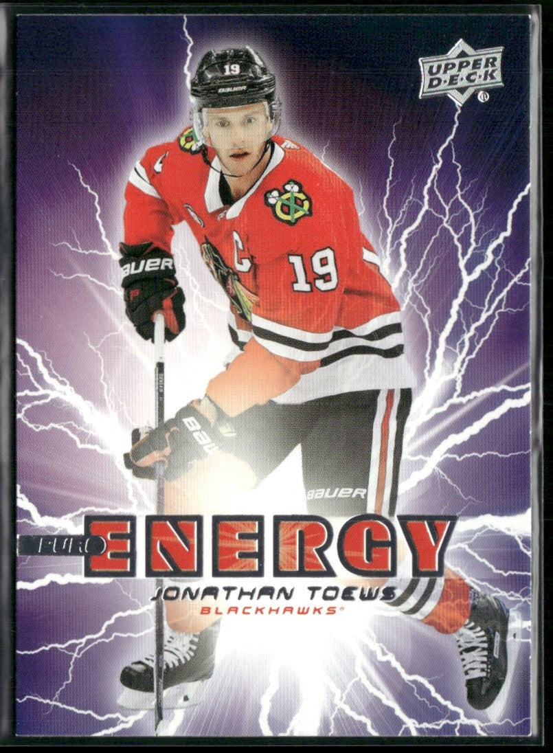 Jonathan Toews 2019 Upper Deck Pure Energy #PE-50 Chicago Blackhawks