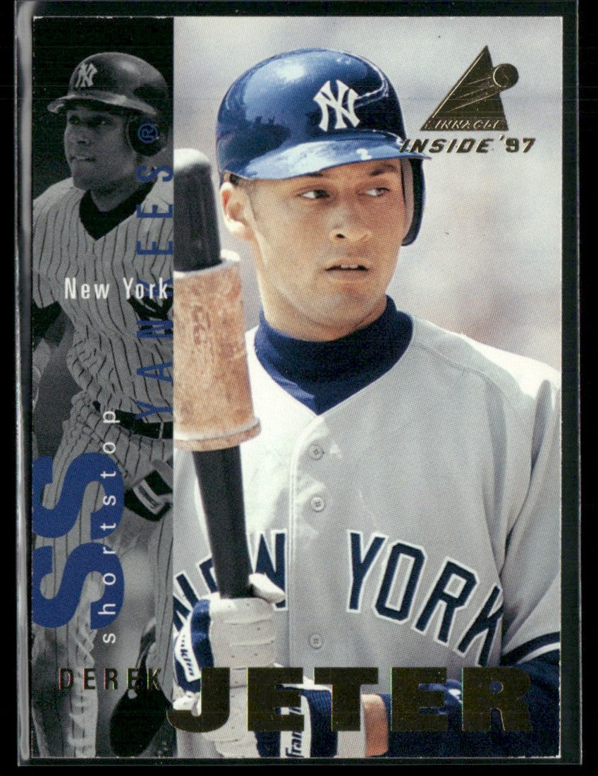 Derek Jeter 1997 Pinnacle Inside #87 New York Yankees