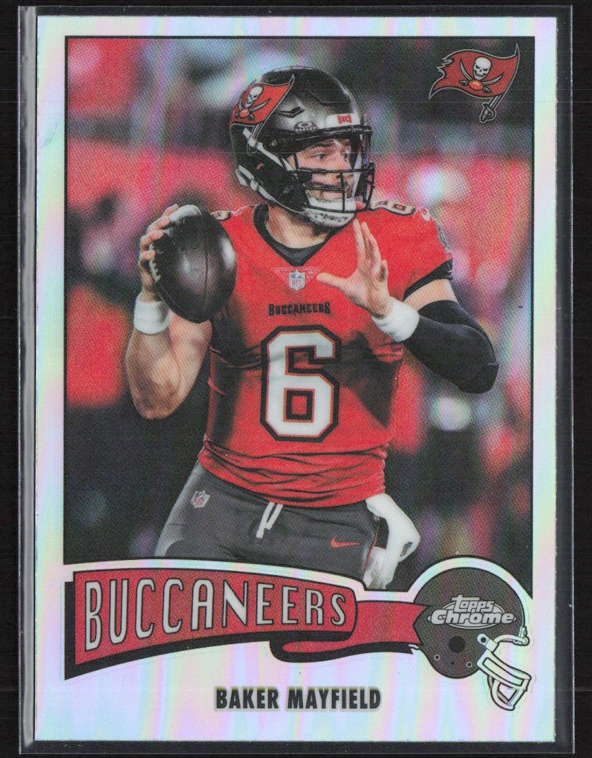 Baker Mayfield 2025 Topps Chrome Retro Refractor #1975-31 Tampa Bay Buccaneers