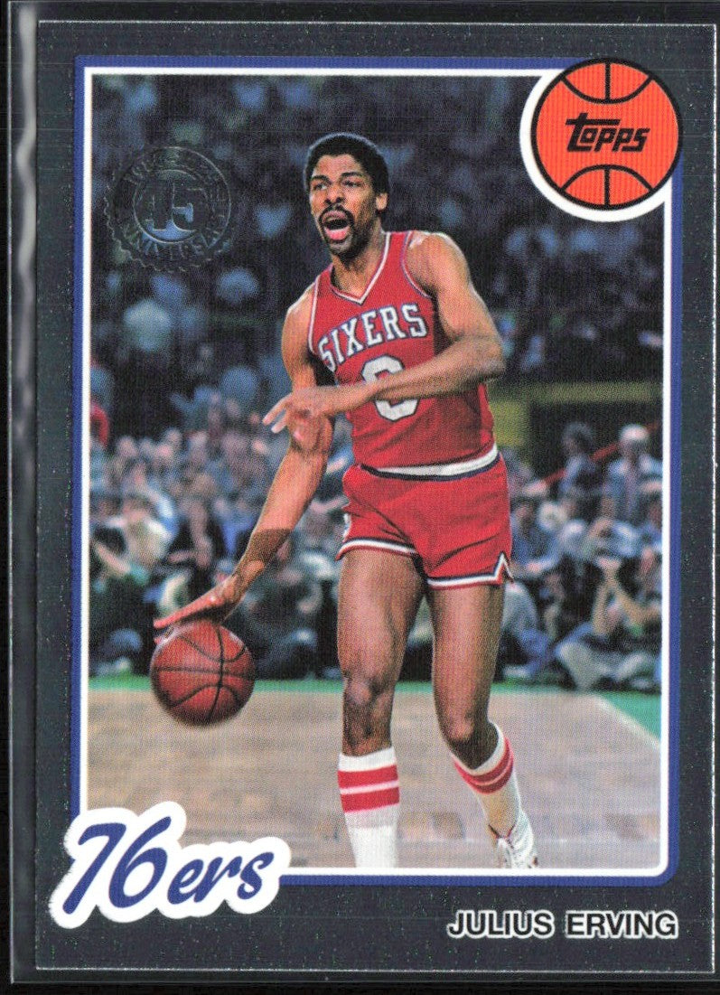 Julius Erving 2025 Topps '80-81 #80BK-2 Philadelphia 76ers