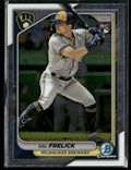 Sal Frelick 2024 Bowman Chrome RC #23 Milwaukee Brewers