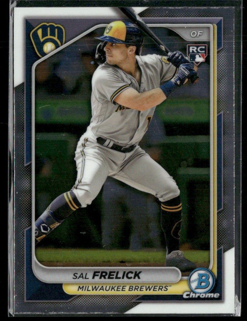 Sal Frelick 2024 Bowman Chrome RC #23 Milwaukee Brewers
