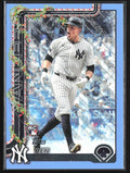 Ben Rice 2025 Topps Holiday Light Blue & Whitte Glitter RC #H8 York Yankees