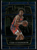 Cade Cunningham 2021 Panini Select Concourse Retail Blue RC #11 Detroit Pistons