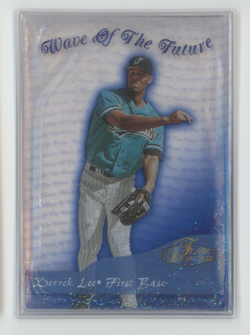 Derrek Lee 1998 Fleer Showcase Wave of the Future #8 Florida Marlins