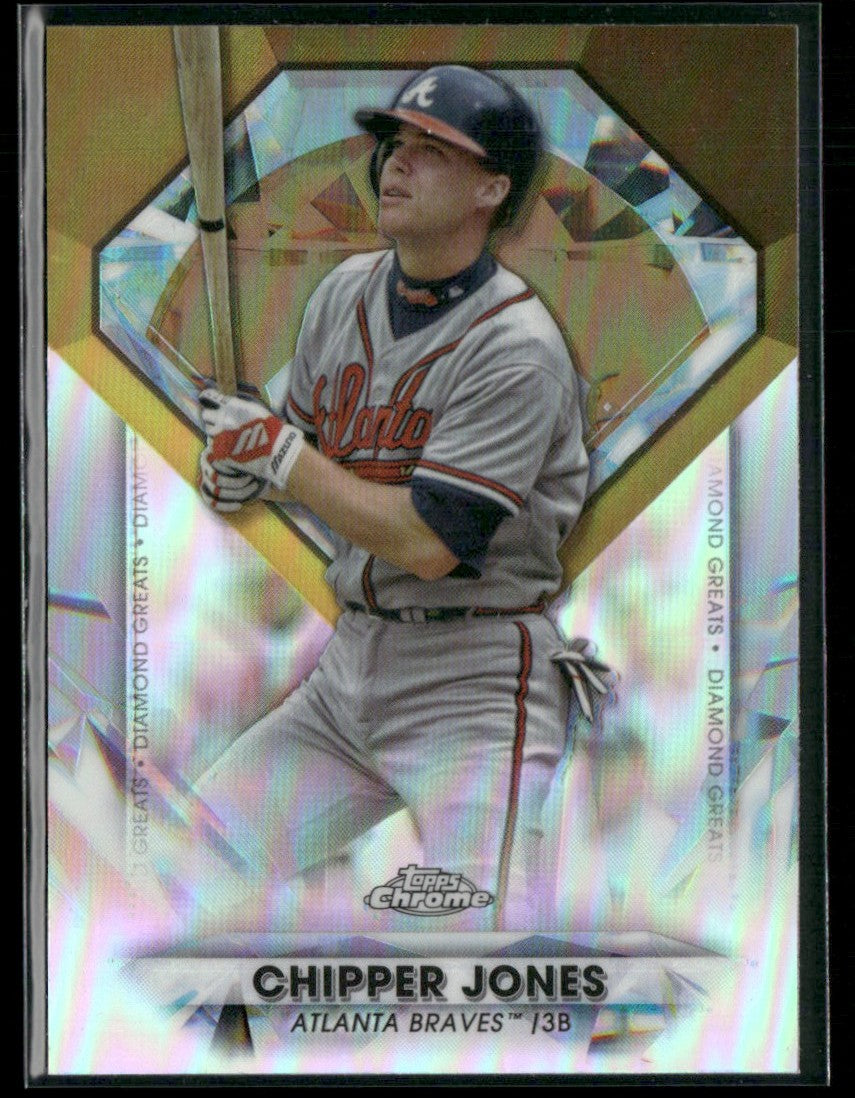 Chipper Jones 2022 Topps Chrome Update Diamond Greats #DGC-27 Atlanta Braves