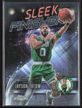Jayson Tatum 2025 Topps Chrome Sleek Finishers #SF-5 Boston Celtics