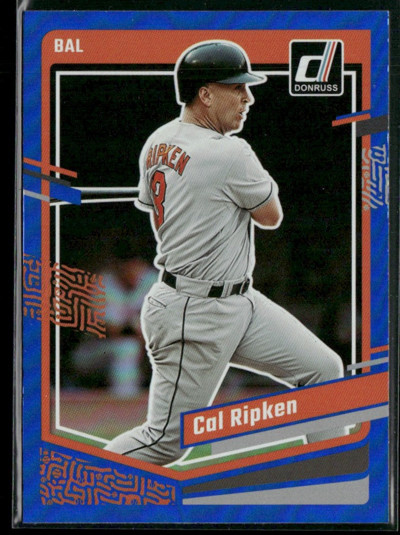 Cal Ripken 2023 Donruss Holo Blue #155 Baltimore Orioles